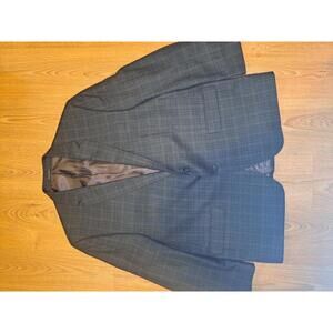 Ralph Lauren Sport Coat 48R Green Multicolor Shepards Check